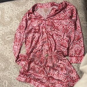 Show Me Your MuMu Red Floral Pajama Set